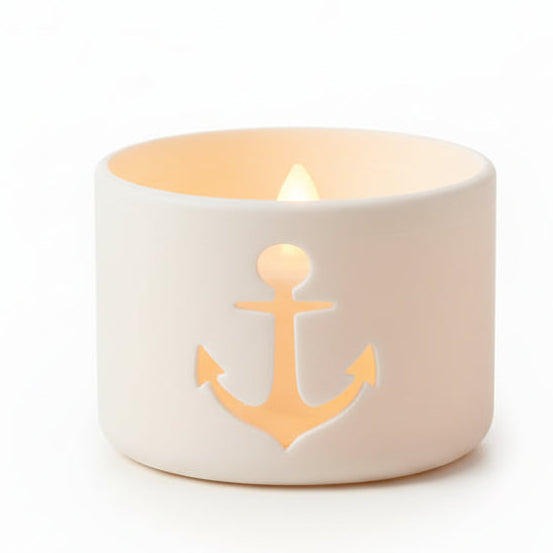 3D-Druckdatei – 2 in 1 Anker Teelicht Laterne & Gartenlicht (STL + 3MF)