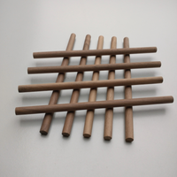 Easy-Sticks 5.0 Rund Schwarze Walnuss - 16 cm - 40 Stück runde Klötzchen