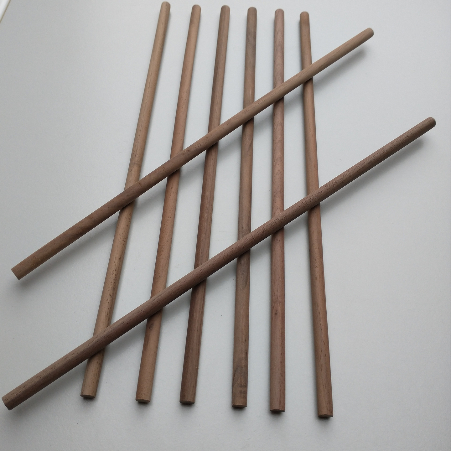 Easy-Sticks 5.0 rund Schwarze Walnuss - 32 cm - 40 Stück