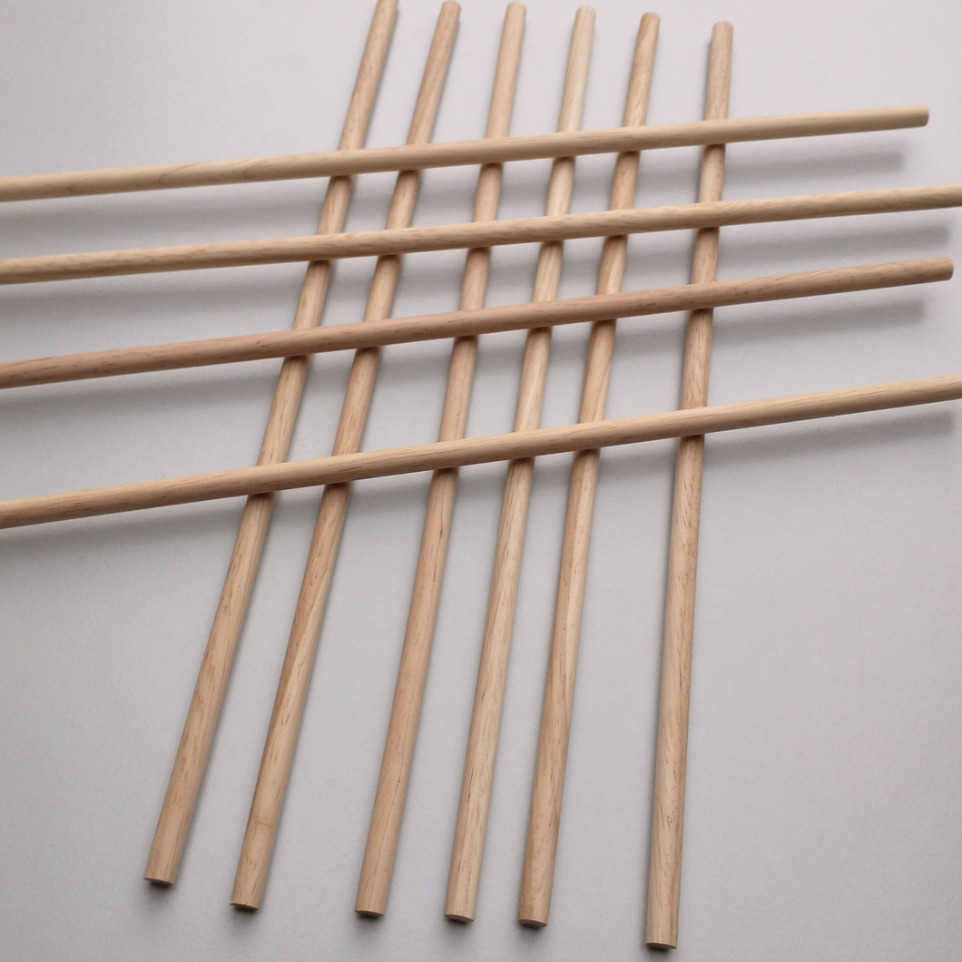 Rundholz_hell_von_Easysticks Easy-Sticks 5.0 Rund - 32 cm - 40 Stück