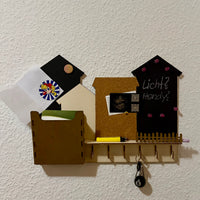 Schlüsselbrett Laserdatei 3mm – SVG DXF für Laser