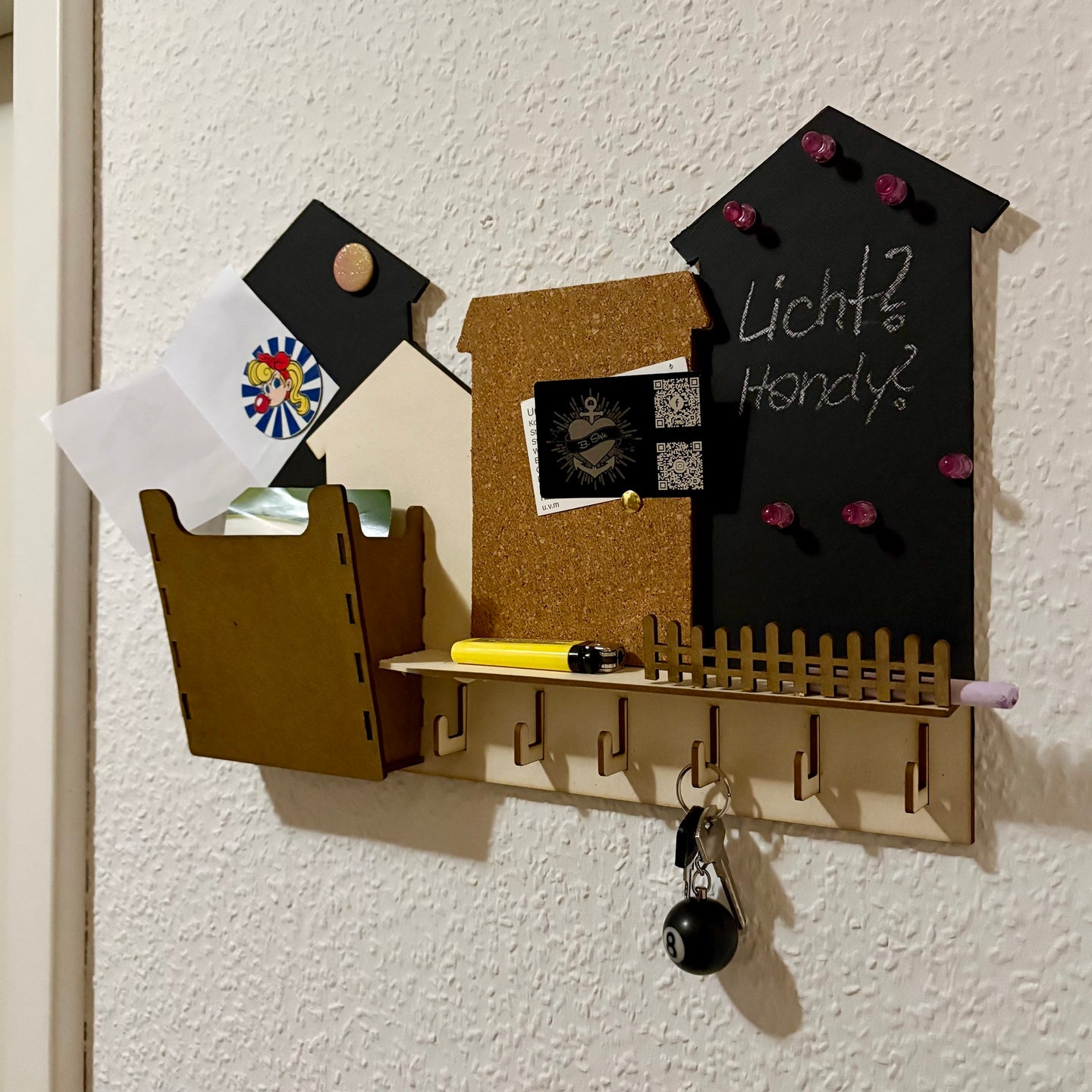 Schlüsselbrett Laserdatei 3mm – SVG DXF für Laser