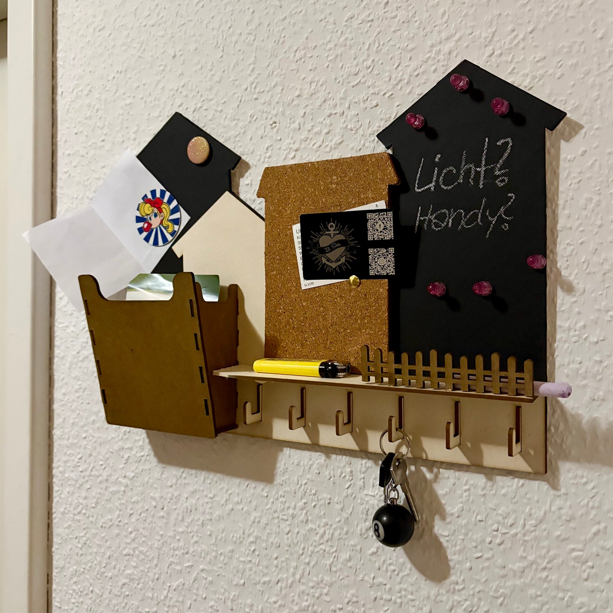 Schlüsselbrett Laserdatei 3mm – SVG DXF für Laser