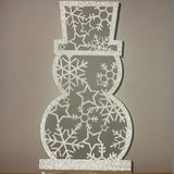 Schneemann Plotterdatei für Easy-Sticks Kartenhalter