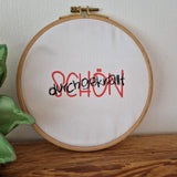 Schön, durchgeknallt Plotterspruch T-Shirt DIY Idee Plotteridee Plotter geschenk