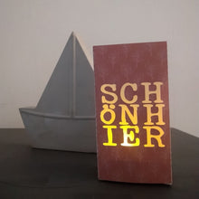 Lade das Bild in den Galerie-Viewer, &quot;SCHÖN HIER&quot; Plotterdatei
