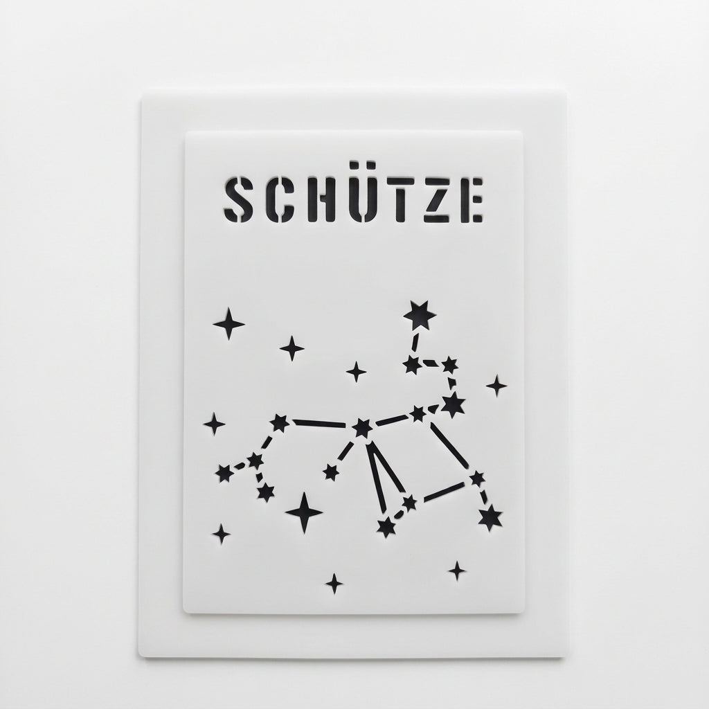 Silikonform - Schütze Laternen Seitenteil