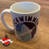Schwimmen Abzeichen Plotterdatei DIY Plotter Tasse