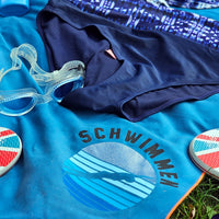 Schwimmen Abzeichen Plotterdatei DIY Plotter Badetuch Handtuch