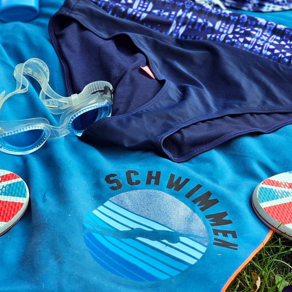 Schwimmen Abzeichen Plotterdatei DIY Plotter Badetuch Handtuch