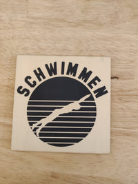 Schwimmen Abzeichen Plotterdatei DIY Plotter