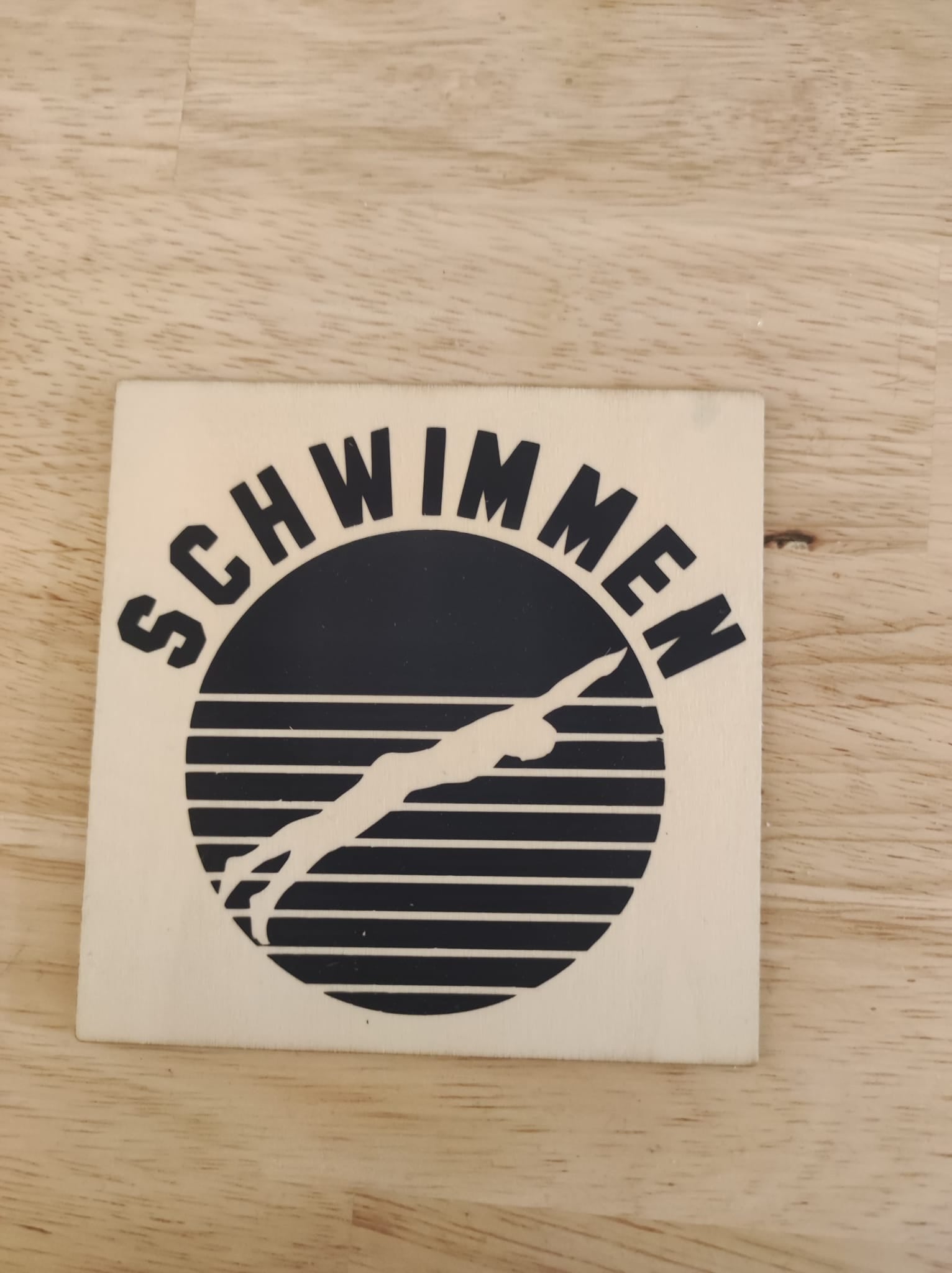 Schwimmen Abzeichen Plotterdatei DIY Plotter