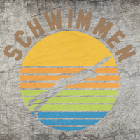 Schwimmen Abzeichen Plotterdatei DIY Plotter