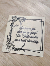 Lade das Bild in den Galerie-Viewer, Sei immer gut, doch nie zu gütig! Die Wölfe werden sonst leicht übermütig. Plotterdatei zum Downloaden Plotterspruch
