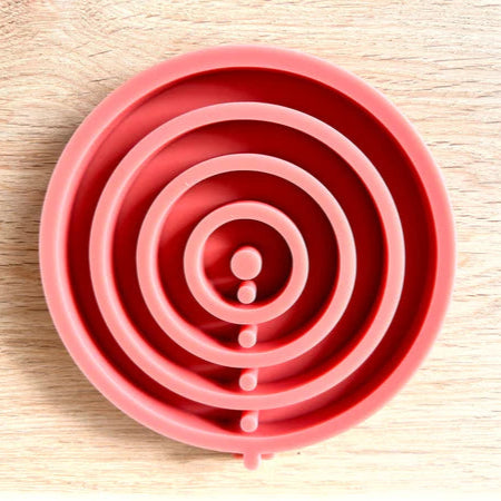 Silikon Gießform im 4er Set Ringe von easy-sticks, zeigt vier aufeinanderliegende Ringe in verschiedenen Größen, gefertigt aus hochwertigem Silikon, ideal für kreative Gießprojekte.