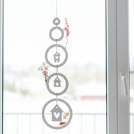 Fensterdeko Silikonform Ringe DIY Flothari