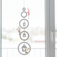 Fensterdeko Silikonform Ringe DIY Flothari