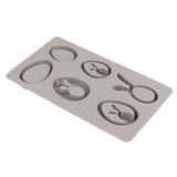 Dritte Silikon-Gießform von Easy-Sticks zeigt eine Vielzahl von Anhängerformen für kreative Beton-, Wachs- und Gießharzprojekte zu Ostern.