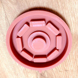 Easy-Sticks Silikon Grundform für Windlicht - Rund in rot, aus hochwertigem Silikon für langlebige Nutzung. Ideal für kreative Dekoration und Geschenkideen.