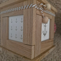 Silikonform - 2 Anker Laternen Seiten Mini mit Holz