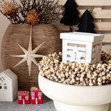 Silikonform - 4 in 1 Adventskranz Laternen Seiten Mini gegossen mit Basis