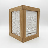 Silikonform - Anker Laternen Seitenteil Gießform Holz Laterne basteln Anker Biene