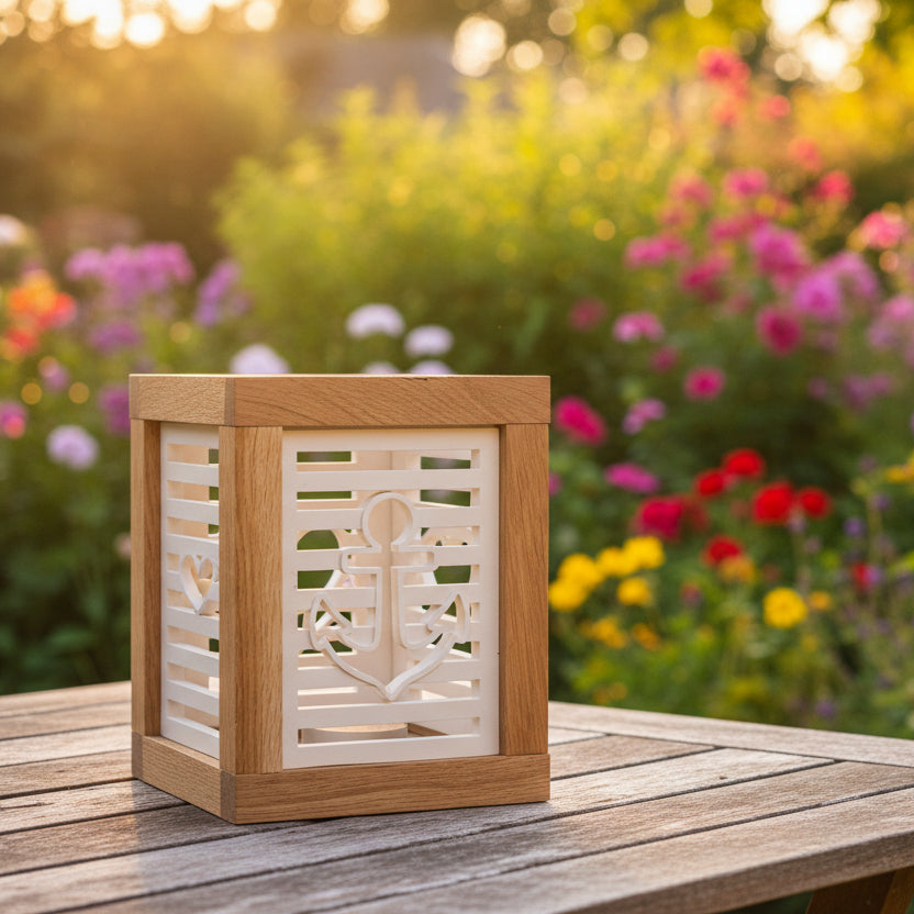 Silikonform - Anker Laternen Seitenteil Gießform Holz Laterne Sommerbasteln