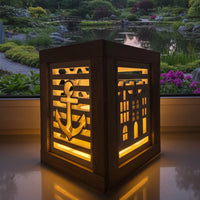 Silikonform - Anker Laternen Seitenteil Gießform Holz Laterne basteln beleuchtet Sommeridee