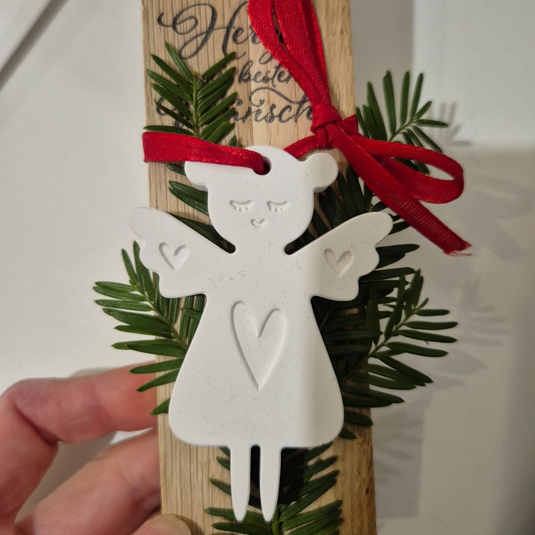 Silikonform - Engel zum Aufhängen Weihnachtsgeschenk dekoriert