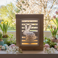 Silikonform - Hase Laterne Seitenteil Easy-sticks Osterdeko handmade selbstgemacht