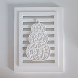 Silikonform - Kürbis Laterne Seitenteil gegossen mit Gießmasse 