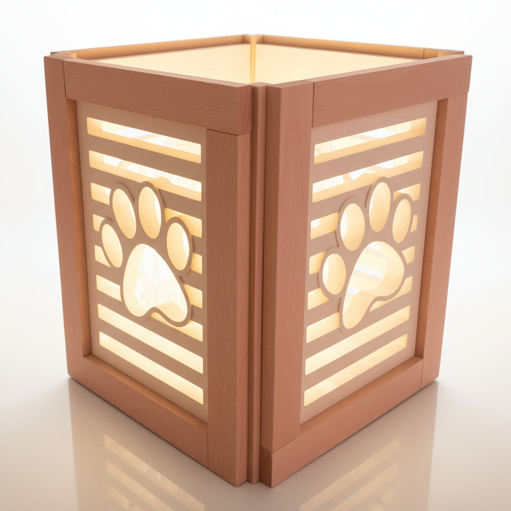 Silikonform - Pfote Laterne Seitenteil Easy-Sticks Klötzchen