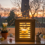 Silikonform - Schmetterling Laterne Seitenteil Easy-sticks Fruehling handmade selbstgemacht