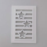 Silikonform gegossen - Sternchen Stern Laterne Seiten für 12 cm Easy-Sticks