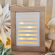 Silikonform - Streifen Laterne Seitenteil