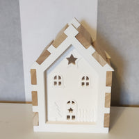 Silikonform - Winter Haus Seite für Haus
