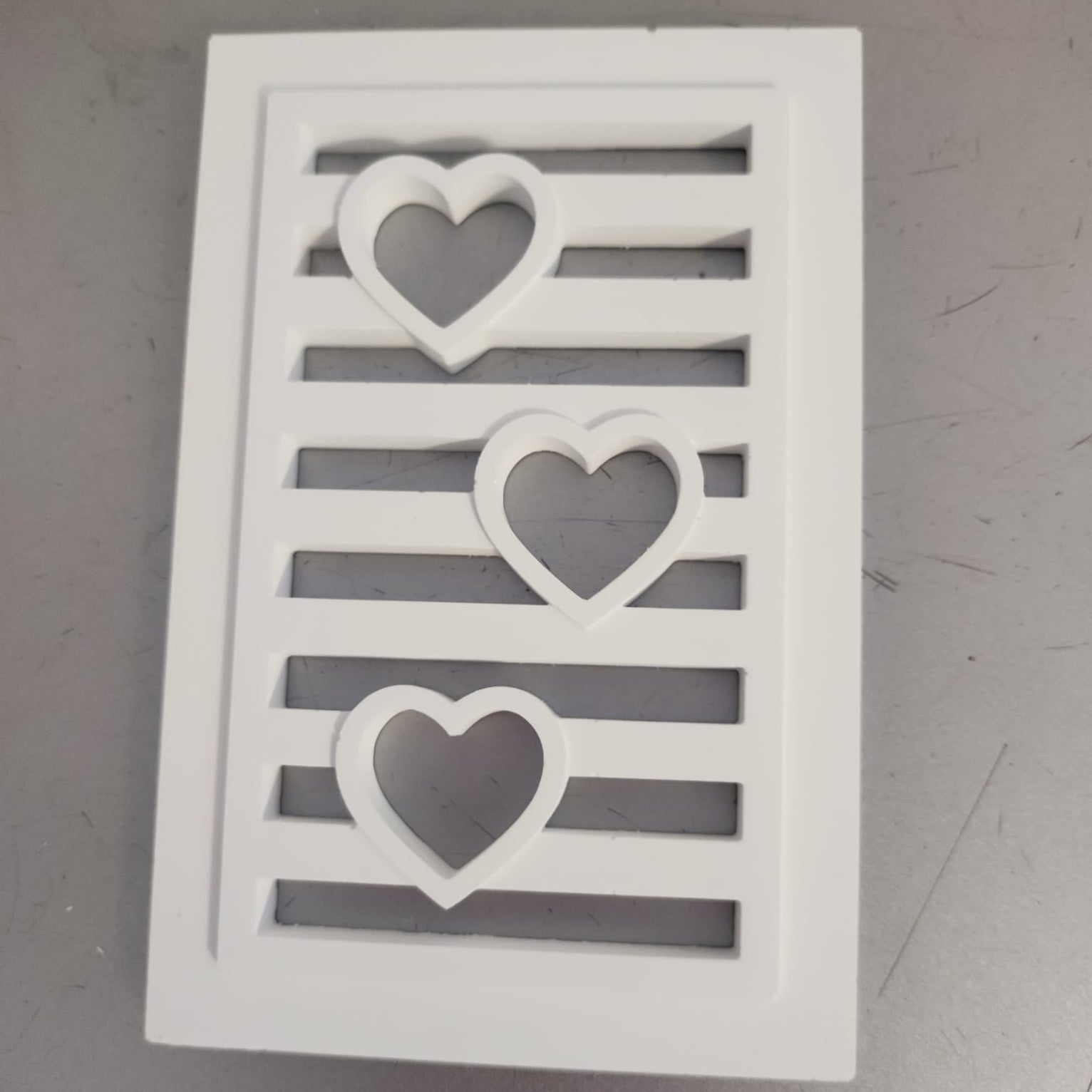 Silikonform - &nbsp;Herzchen Laterne Seitenteil