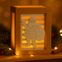 Silikonform Nikolaus Laterne Seitenteil