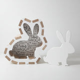 Silikonform – 2 in 1 kleiner Hase Rahmen kleiner Hase innen 3D
