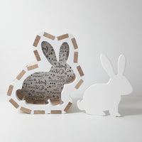 Silikonform – 2 in 1 kleiner Hase Rahmen kleiner Hase innen 3D