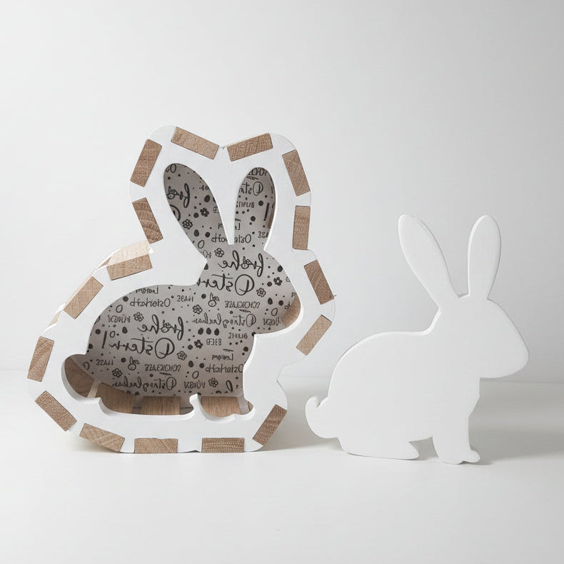Silikonform – 2 in 1 kleiner Hase Rahmen kleiner Hase innen 3D