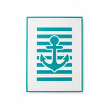 Silikonform Anker Laterne mit Gießpulver Keraflott, Kerakraft, Raysin, Venusarm befüllt