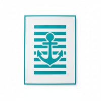 Silikonform Anker Laterne mit Gießpulver Keraflott, Kerakraft, Raysin, Venusarm befüllt