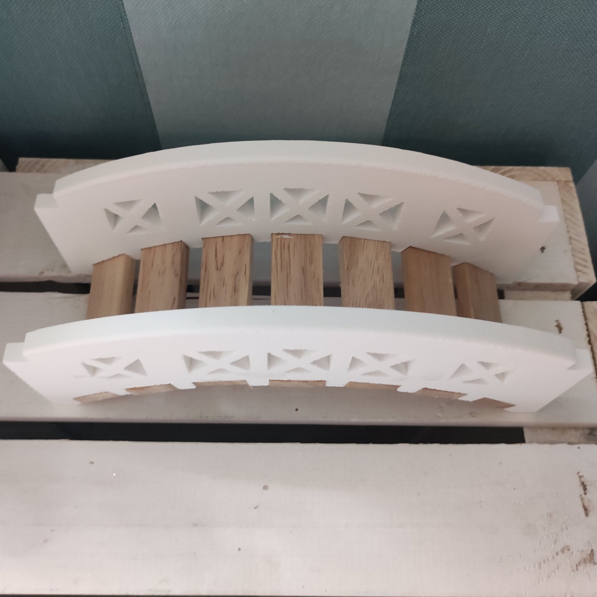 Brücke Silikonform – 3D DIY Gießform für Grachtenhaus-Deko | Easy-Sticks