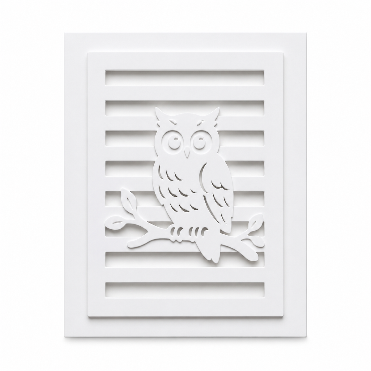 3D-Druckdatei – Eule Laterne Seitenteil (STL u. 3MF)