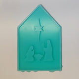 Silikonform Gießform - Krippen Seite für Haus