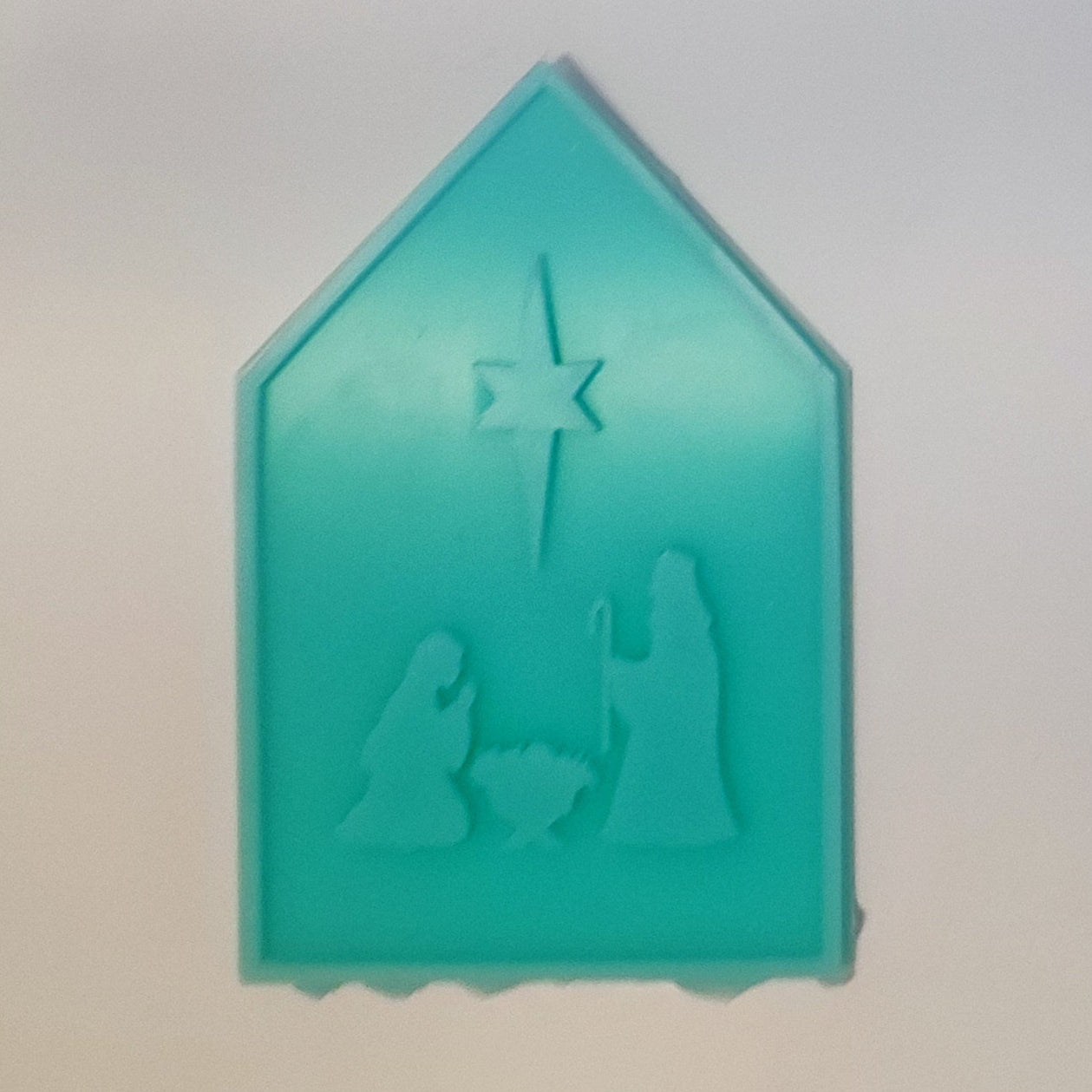 Silikonform Gießform - Krippen Seite für Haus