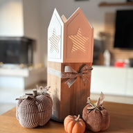 Silikonform – Haus Seite mit Stern für Weihnachtsdeko