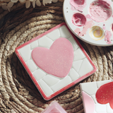 Silikonform Sweetheart Untersetzer