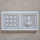 Easy-Sticks Silikonform - 2 Anker Laternen Seiten Mini